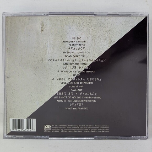 Shinedown Planet Zero CD With Signed Insert Autographed by the Full Band 2022 - Picture 4 of 4